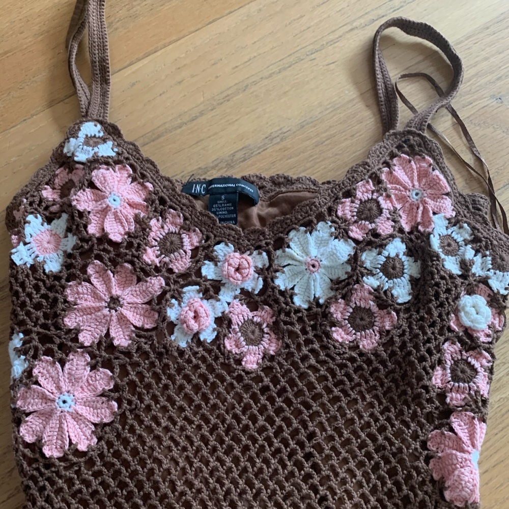 Crochet lined tank style - Picture 4 of 4